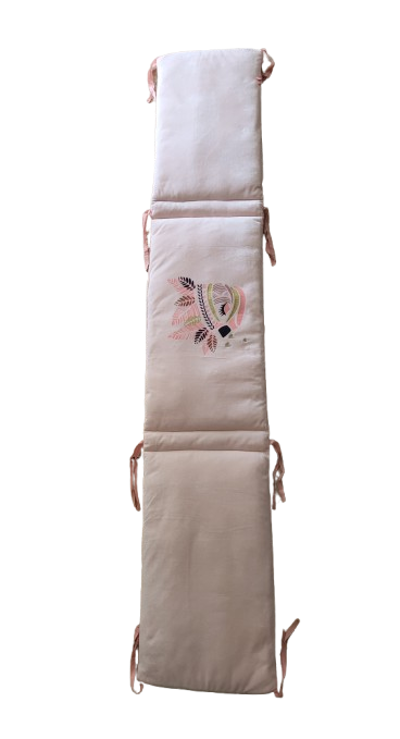 Tour de lit rose Premaman 171 x 30 cm