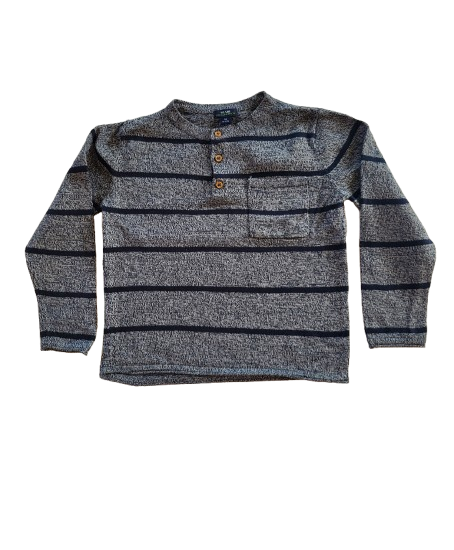 Pull gris en maille 3 ans