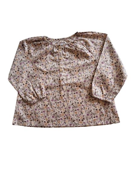 Blouse imprimé fleurs 24 mois