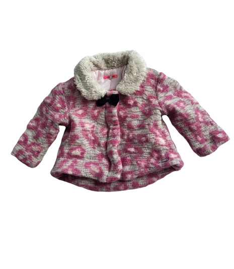 Veste doublé rose 18 mois