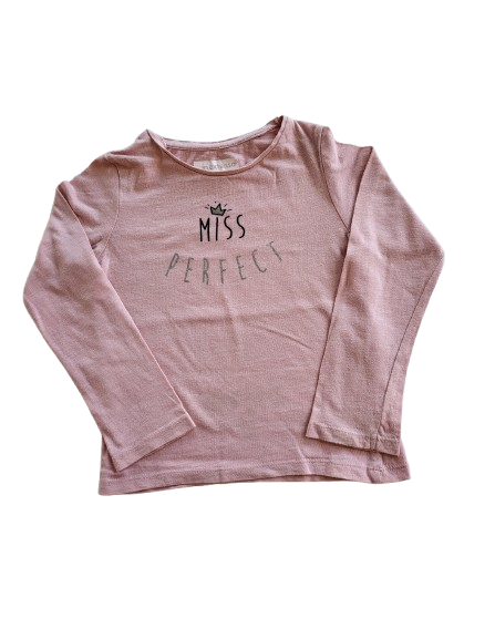 Tee-shirt rose manches longues 4 ans