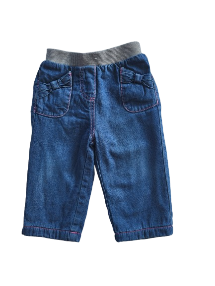 Pantalon en jean doublé  6 mois