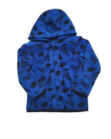 Veste polaire bleu 3-4 ans