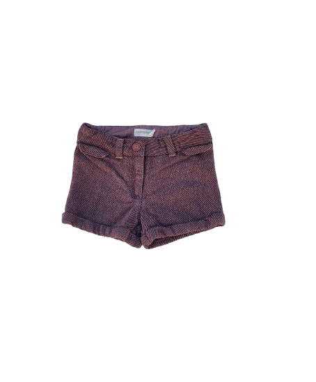 Short violet doublé 24 mois