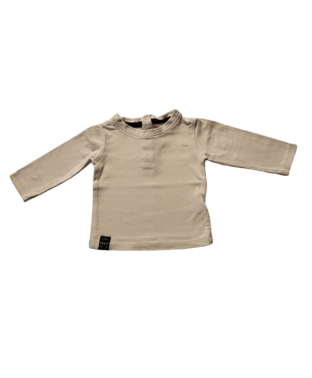 Tee-shirt blanc manches longues 3 mois