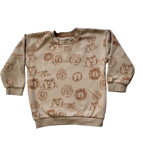 Sweat marron 3-4 ans