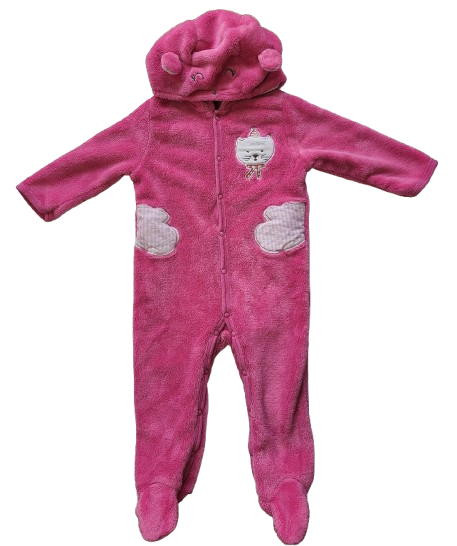 Surpyjama rose polaire 12 mois