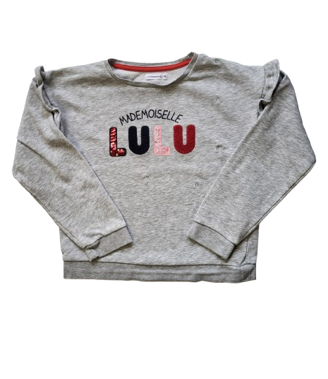 Sweat gris 10 ans