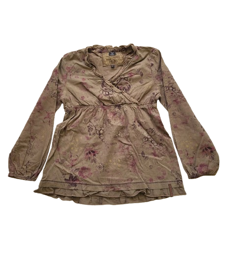 Blouse marron 6 ans