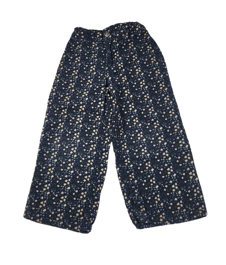 Pantalon bleu en velours 6 ans