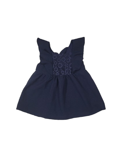 Robe bleu foncé 3 mois