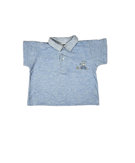 Polo bleu clair 6 mois