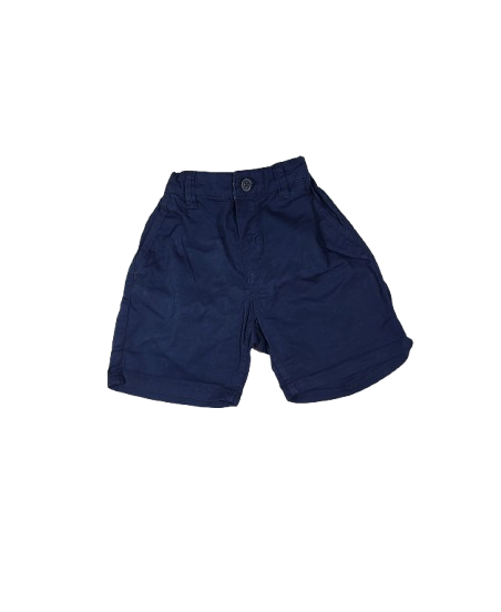 Short bleu foncé 9-12 mois